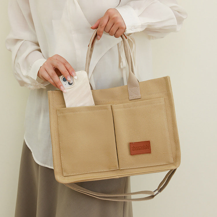 New pocket tote bag