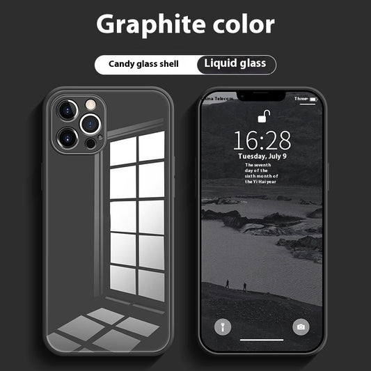 White Tempered Glass  Phone Case