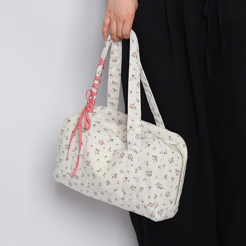 Floral tote bag