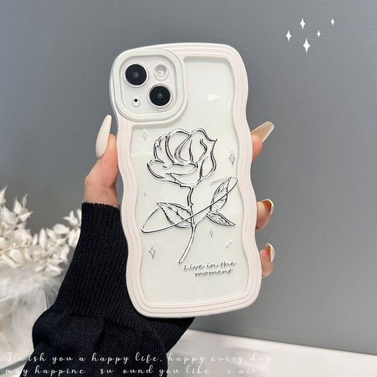 Rose transparent case