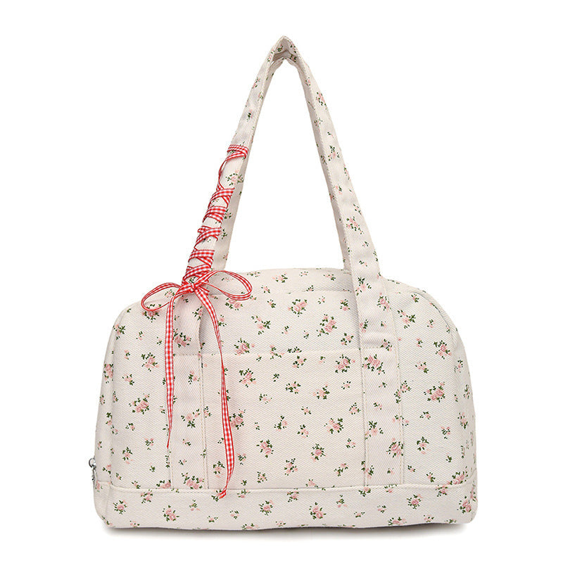 Floral tote bag